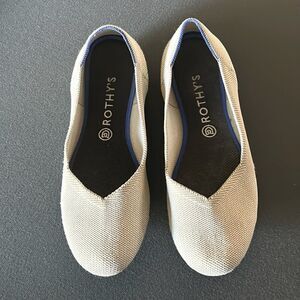ROTHYS  Light Gray Flats